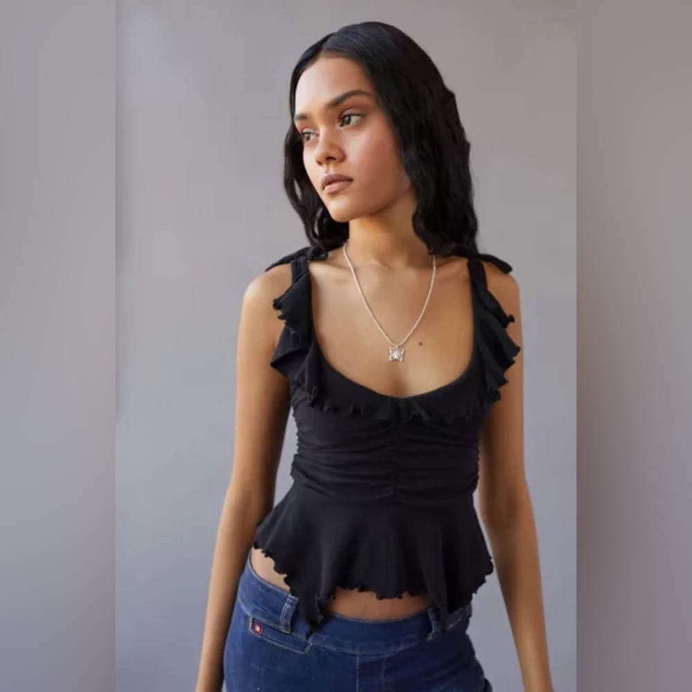 NTW Urban Outfitters Loretta Ruffle Blouse